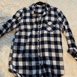 Plaid boyfriend shirt